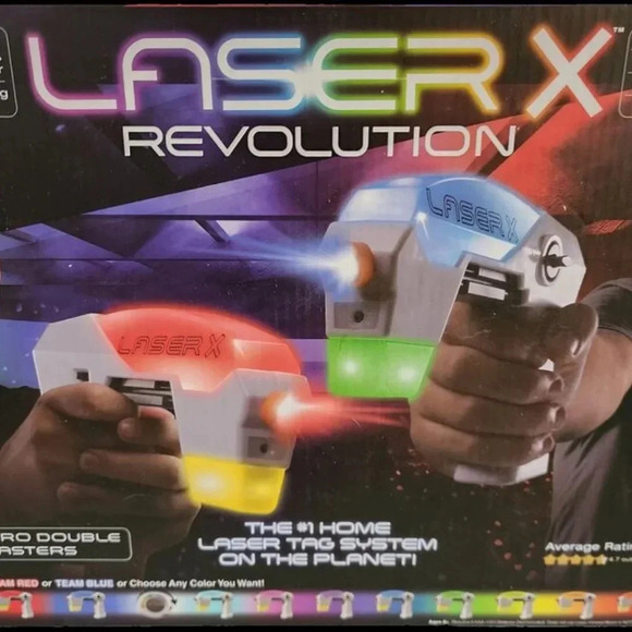 Laser X Revolution Two Player Micro Laser Tag Gaming Blaster Set New Sealed - Picture 4 of 6